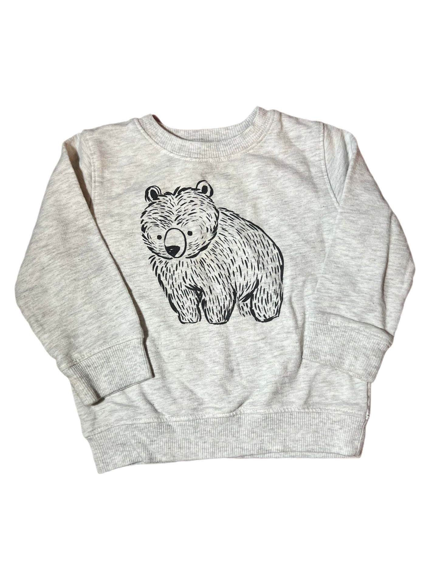 Gray crewneck, 18 months
