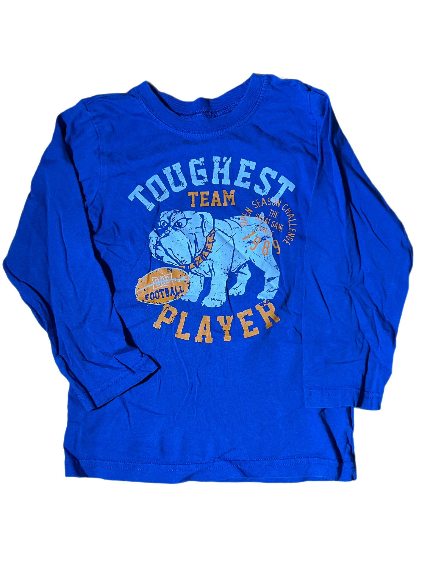 Blue long sleeve, 4T