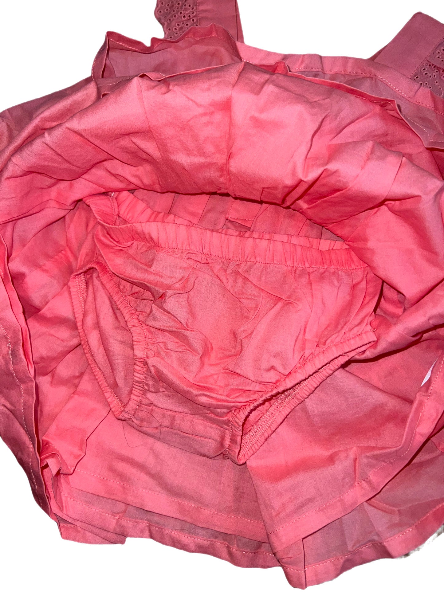 Pink dress plus bloomer, 18 months