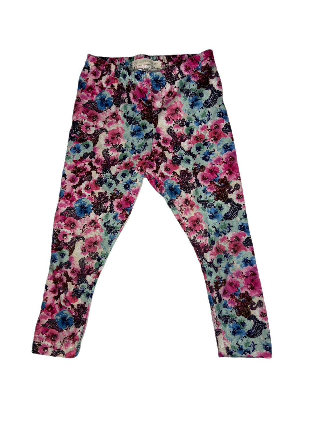 Multi floral legging, 3T