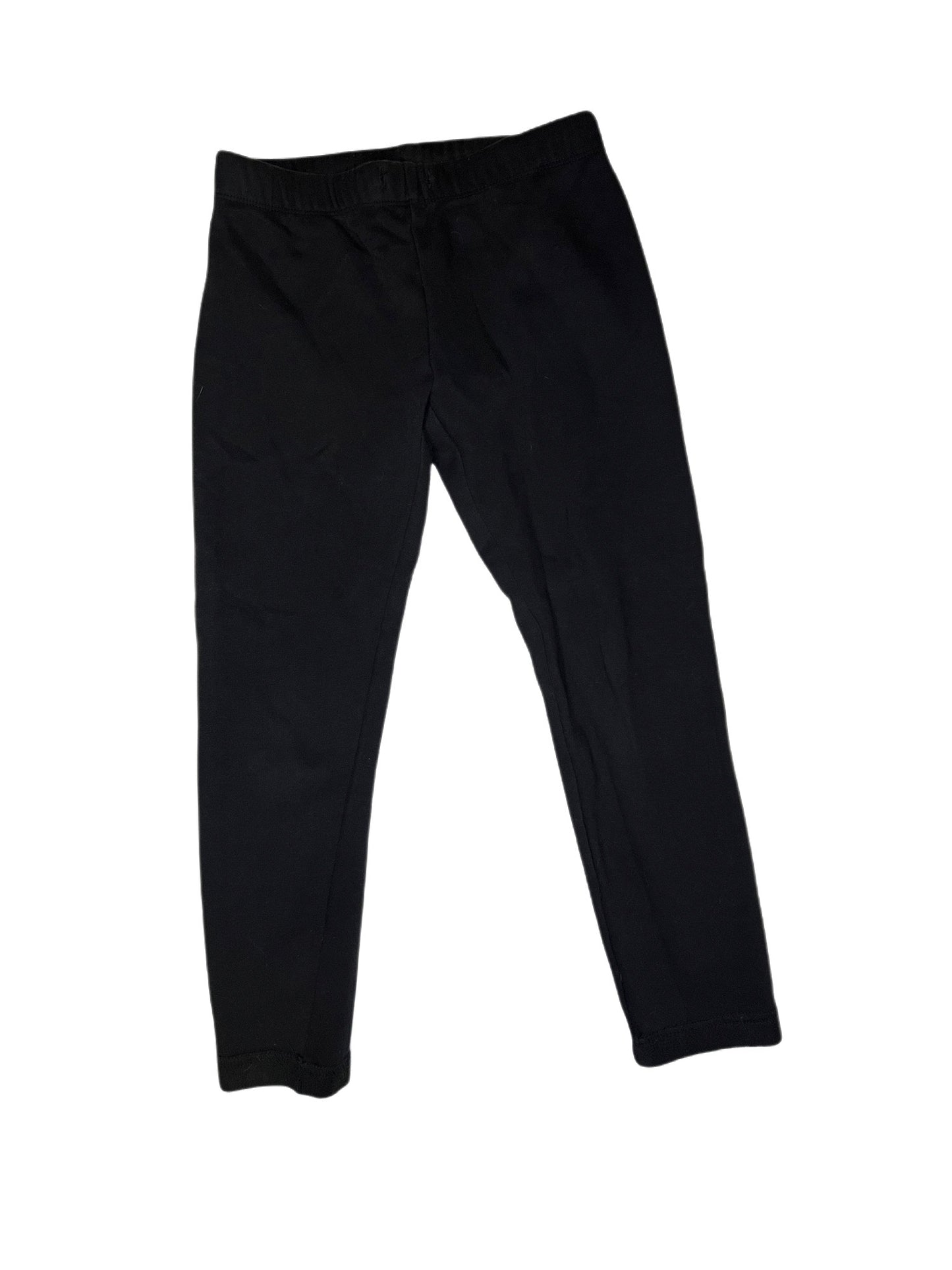 Black fleece lined legging, 7/8