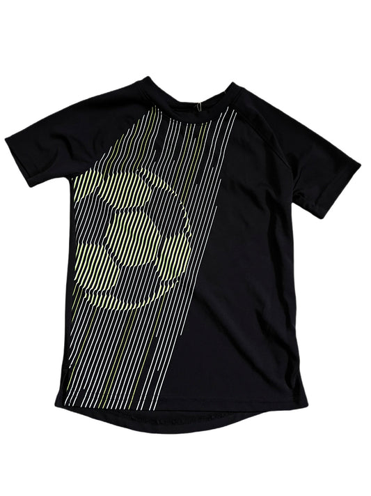 Black soccer ball t shirt, 5