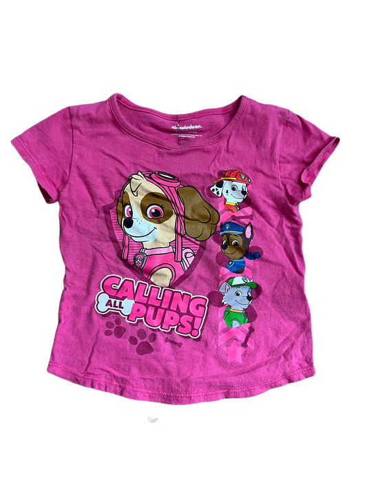 Pink Paw Patrol t-shirt, 3T