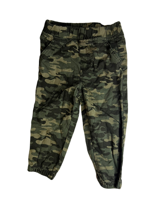 Camo jogger pants, 24 months