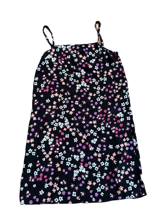 Black floral dress, 6/6x