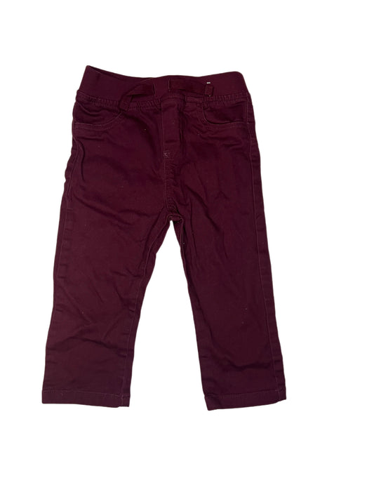 Maroon pant, 24 months