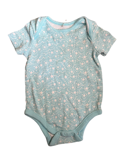 Blue star onesie, 0-3 months