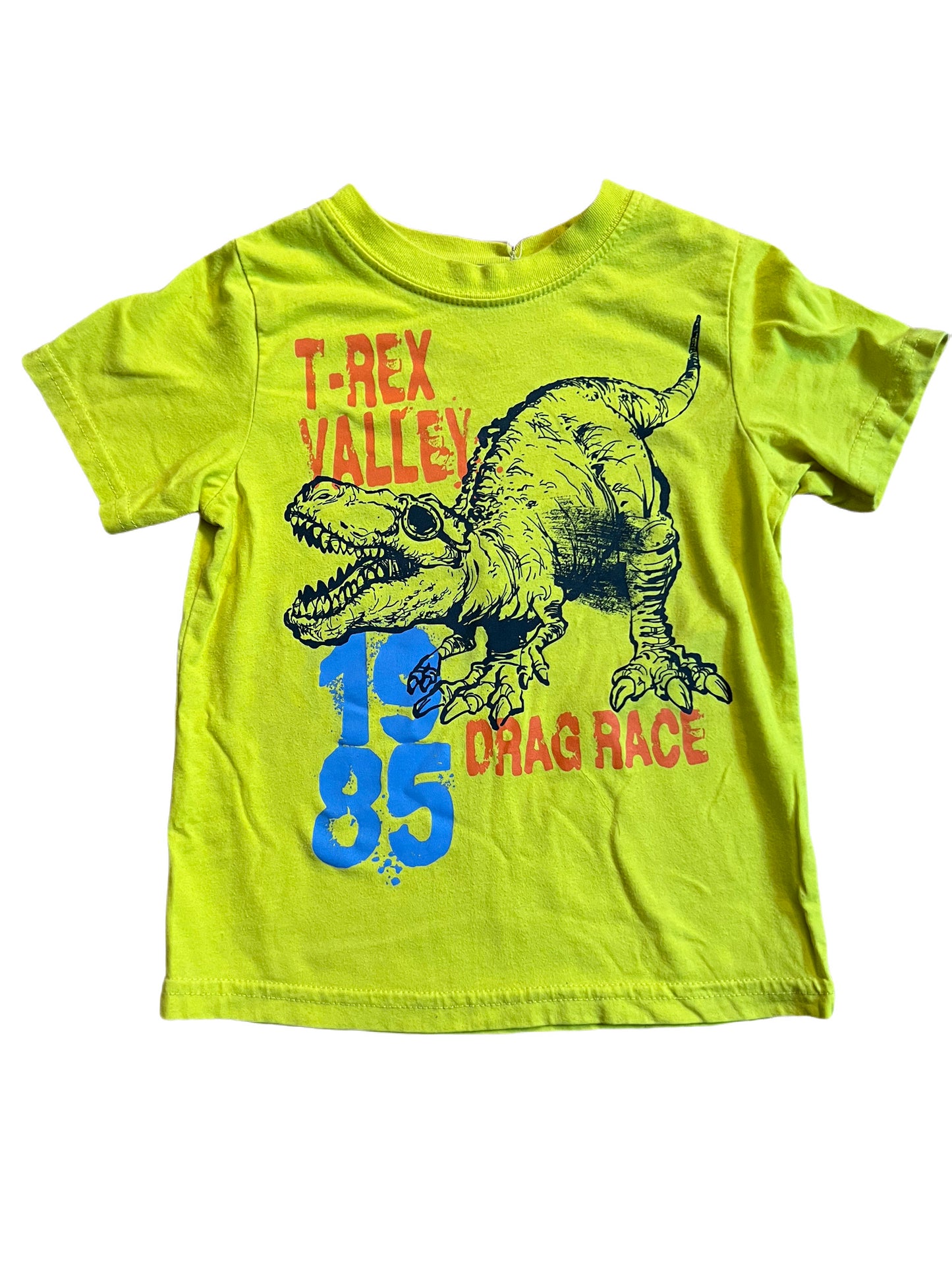 Yellow Dino t-shirt, 4T