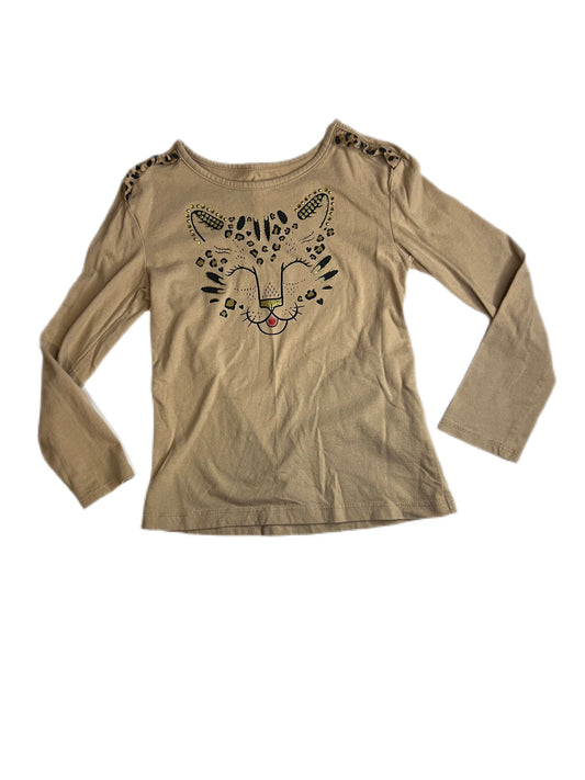 Tan cheetah shirt, 6