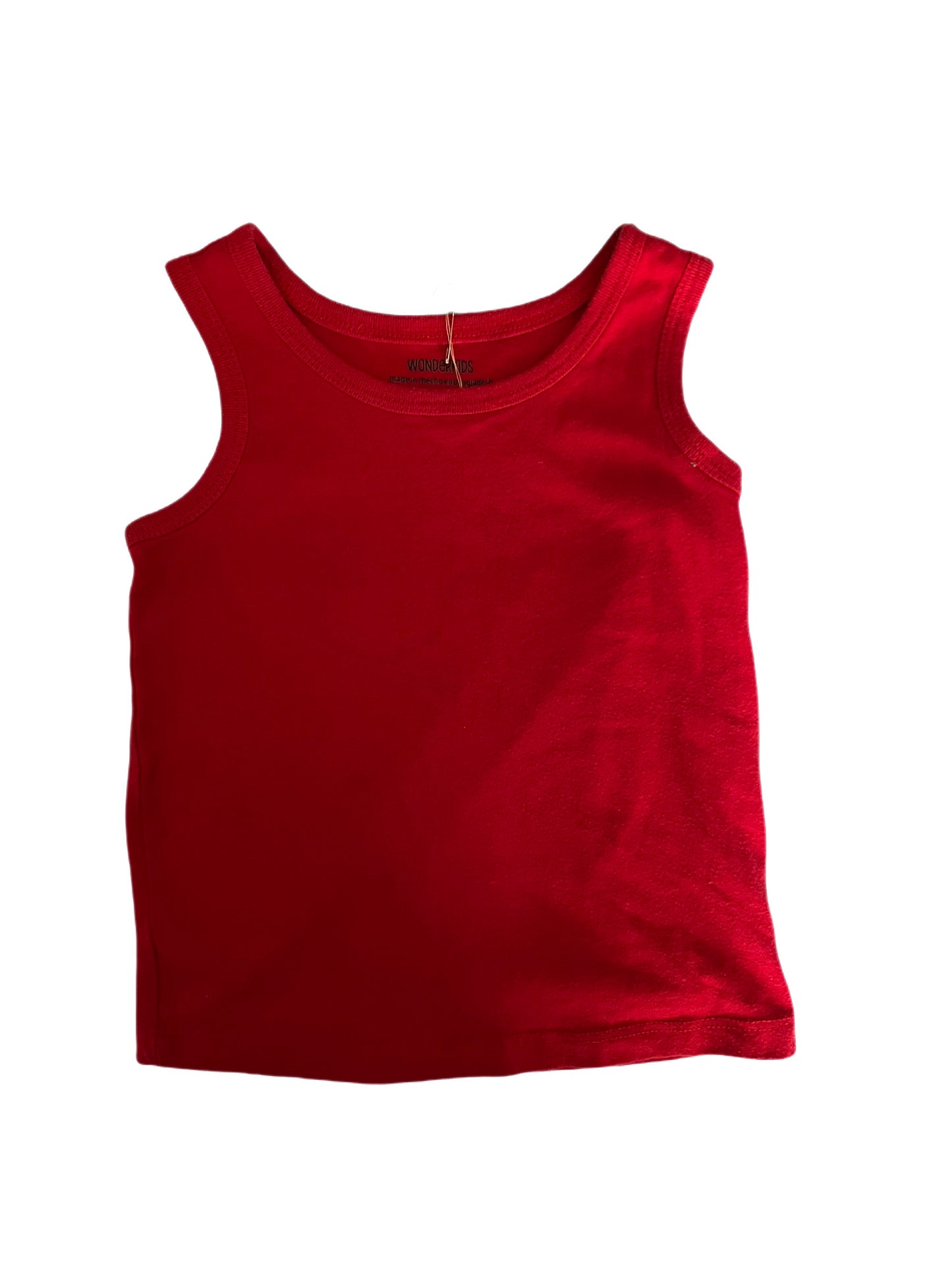 Solid red tank, 3T