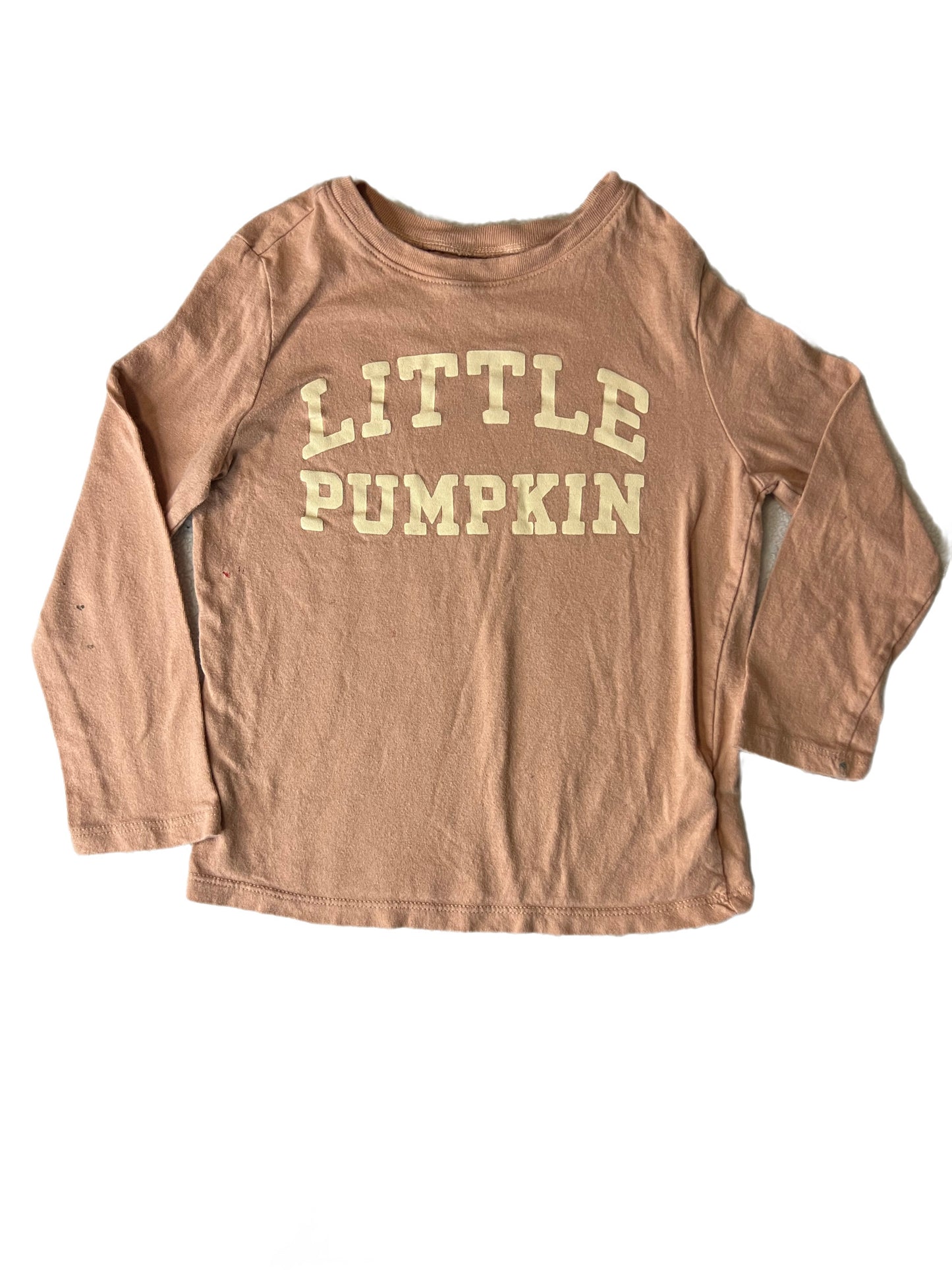 Pink “little pumpkin” shirt, 5T