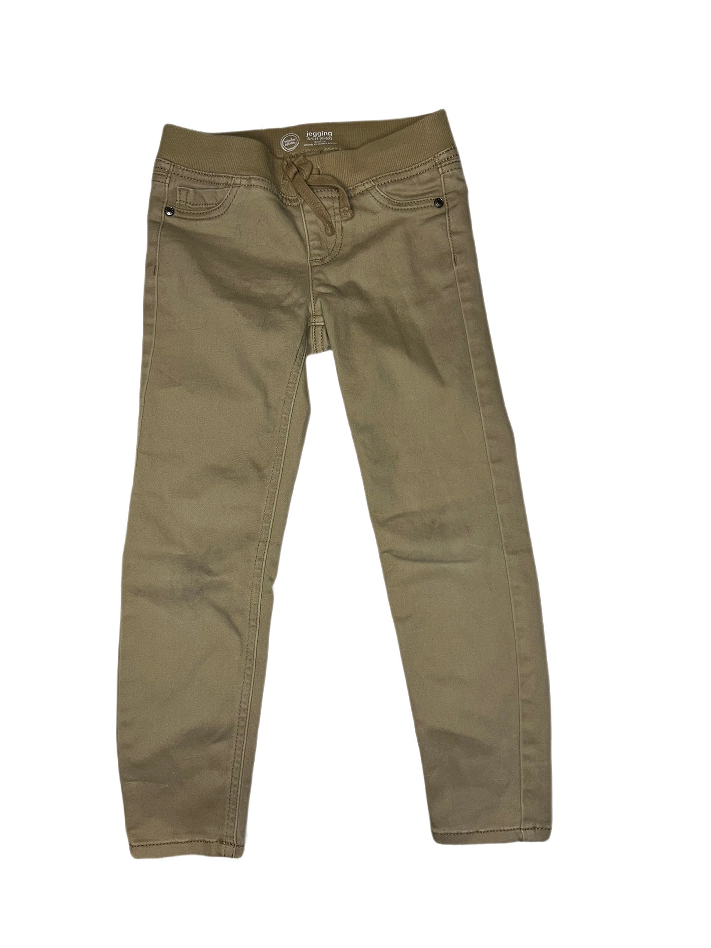 Khaki jegging, 6/6x