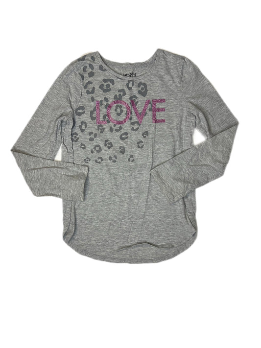 Gray love shirt, 6x