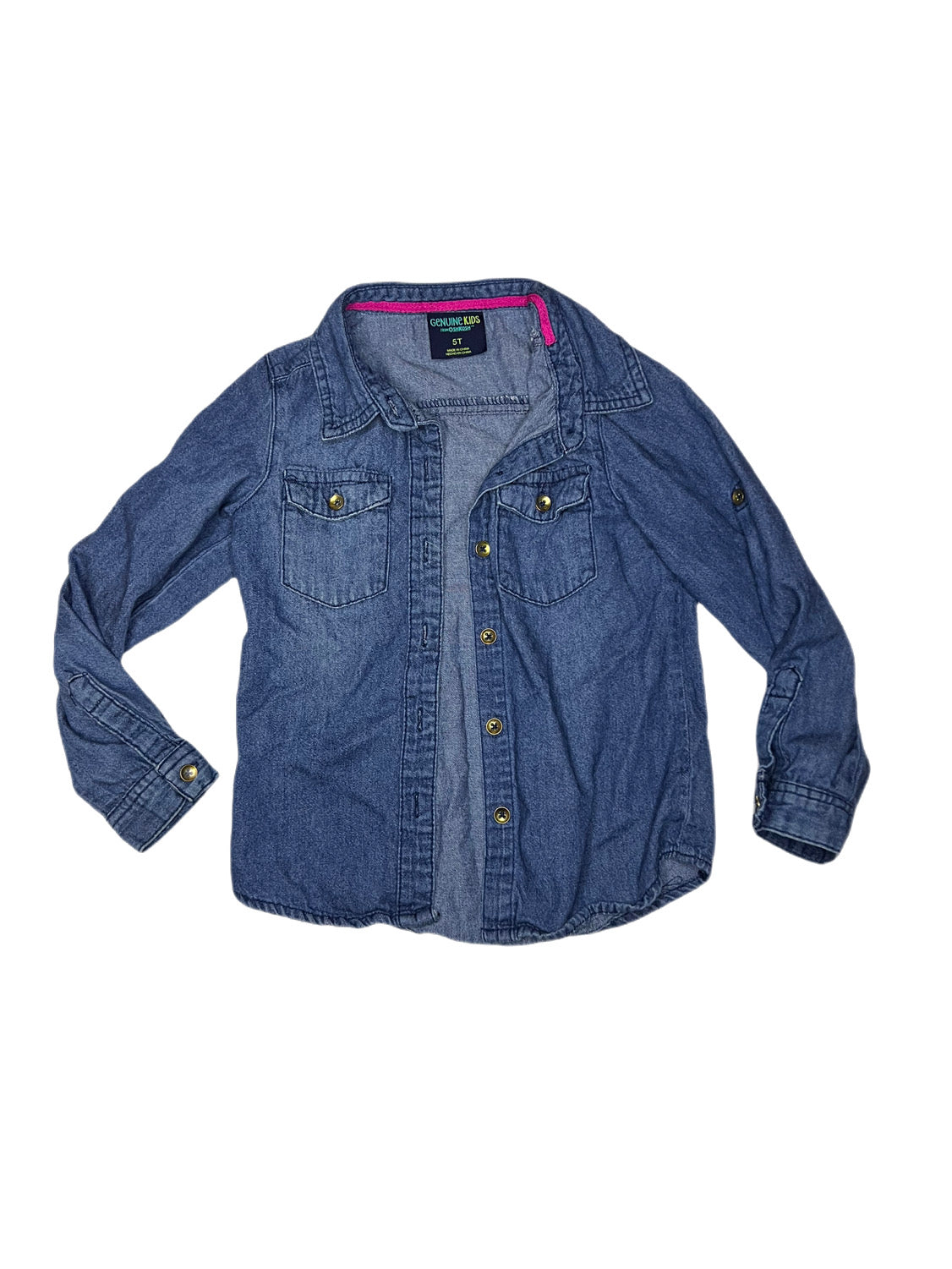 Denim button up, 5T