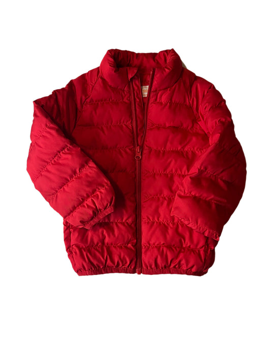 Red puffer jacket, 3T