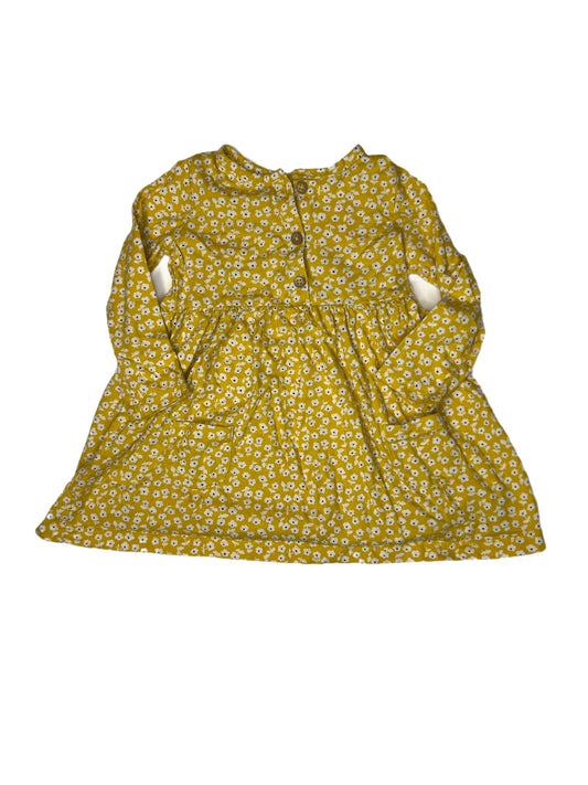 Yellow floral top, 12 months