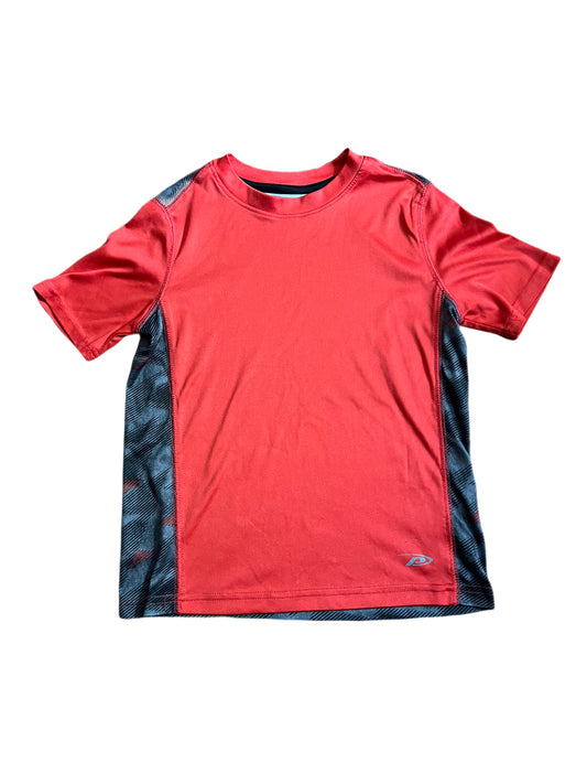 Red and gray athletic t-shirt, 5/6