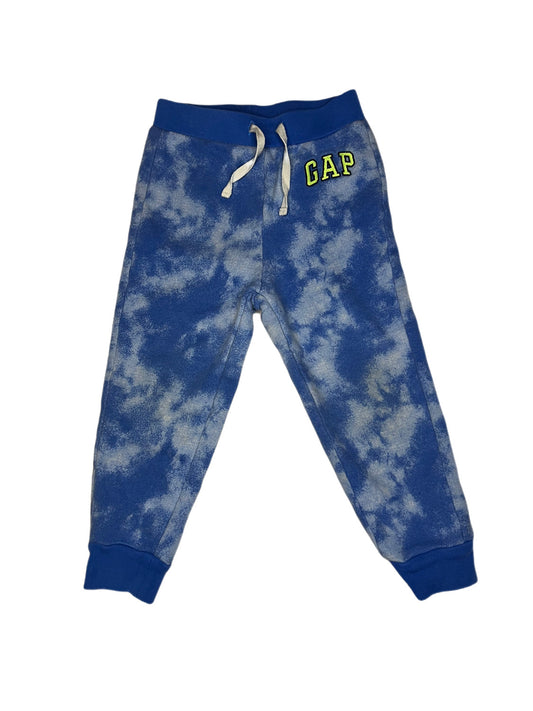 Blue acid wash sweatpants, 3