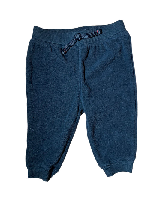 Black fleece jogger, 12 months