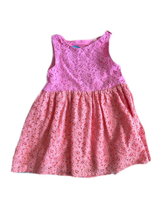 Pink & Orange lace dress, 2T