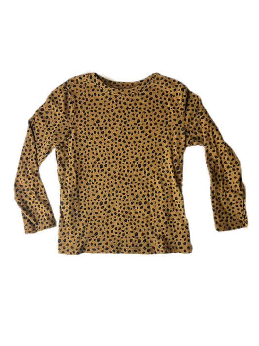 Brown and black pebbled shirt, 5T