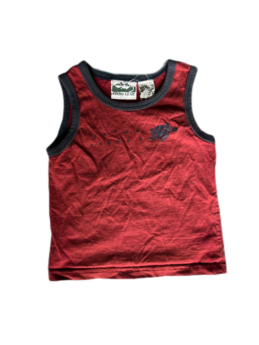 Maroon and navy turtle tank, 24 months