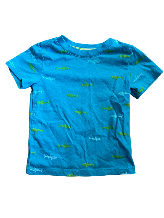 Blue sharks t-shirt, 12 months