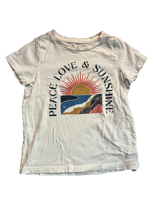 Cream peace, love, and sunshine t-shirt, 5