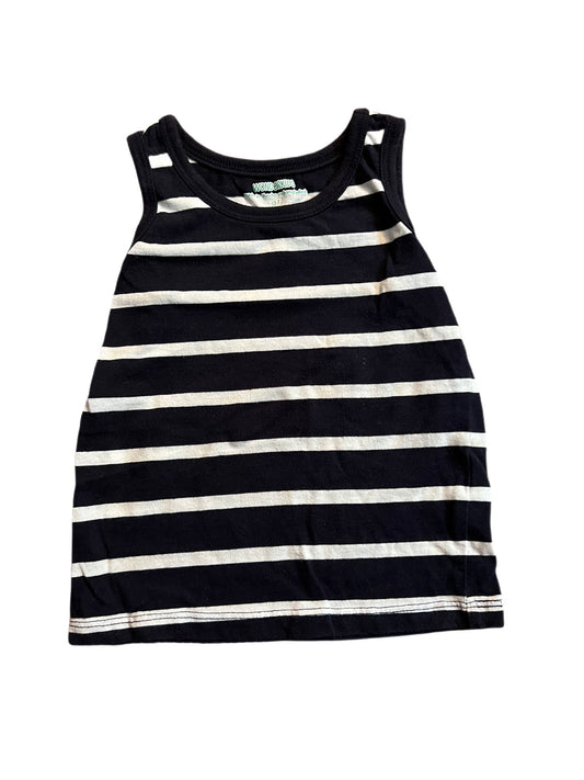 Blue and white striped tank, 3T