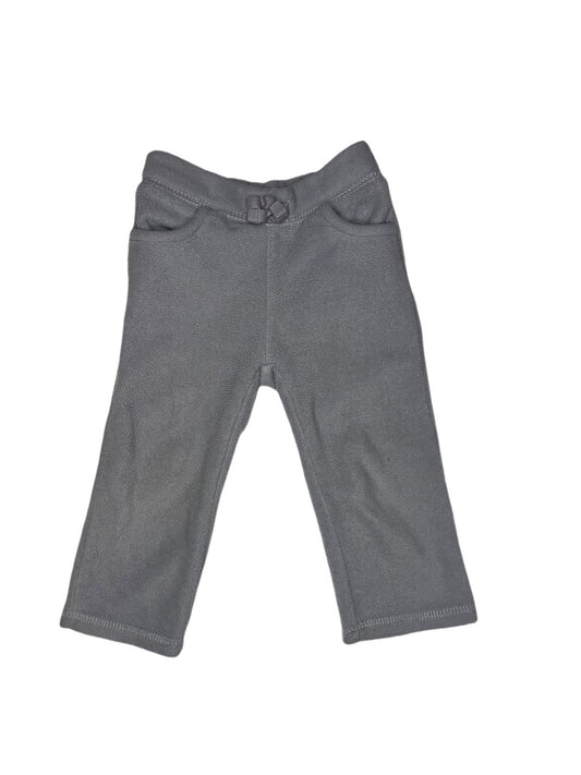 Gray fleece pant, 12-18 months