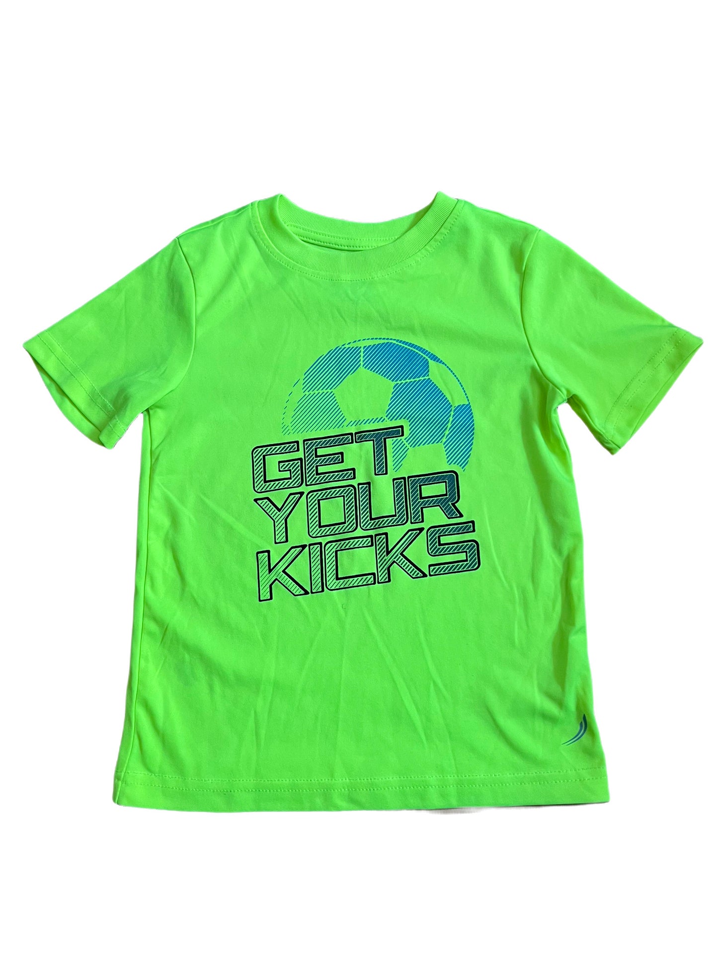 Neon yellow soccer t-shirt, 5