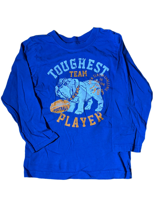 Blue long sleeve, 4T