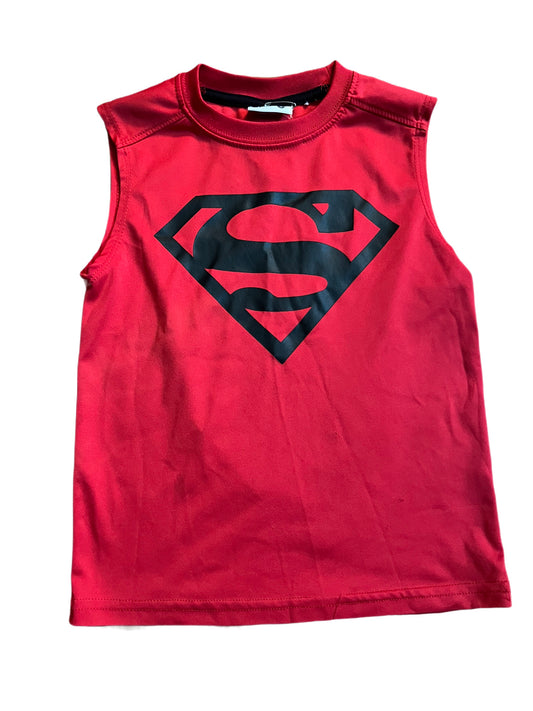 Red and black Superman tank, 4T