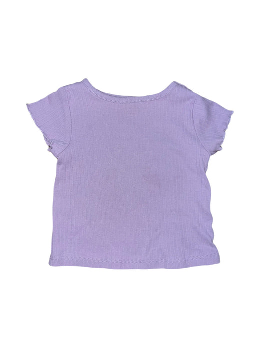 Purple t-shirt, 12 months