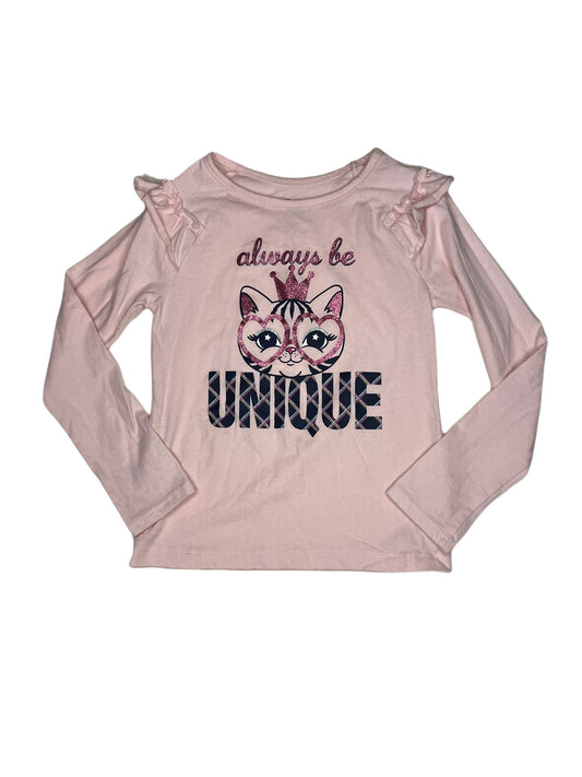 Pink “always be unique” shirt, 6