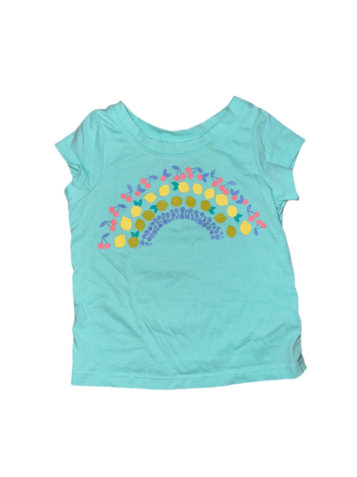 Blue ‘fruity rainbow’ t-shirt, 12 months