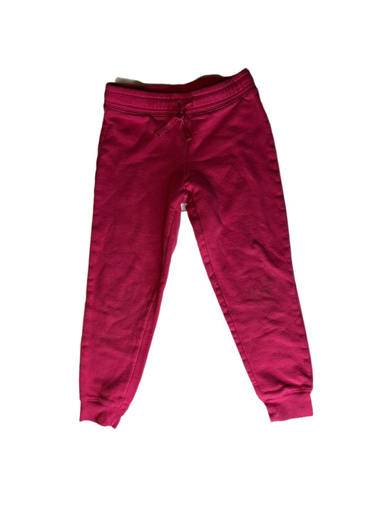 Pink jogger sweatpants, 6/7