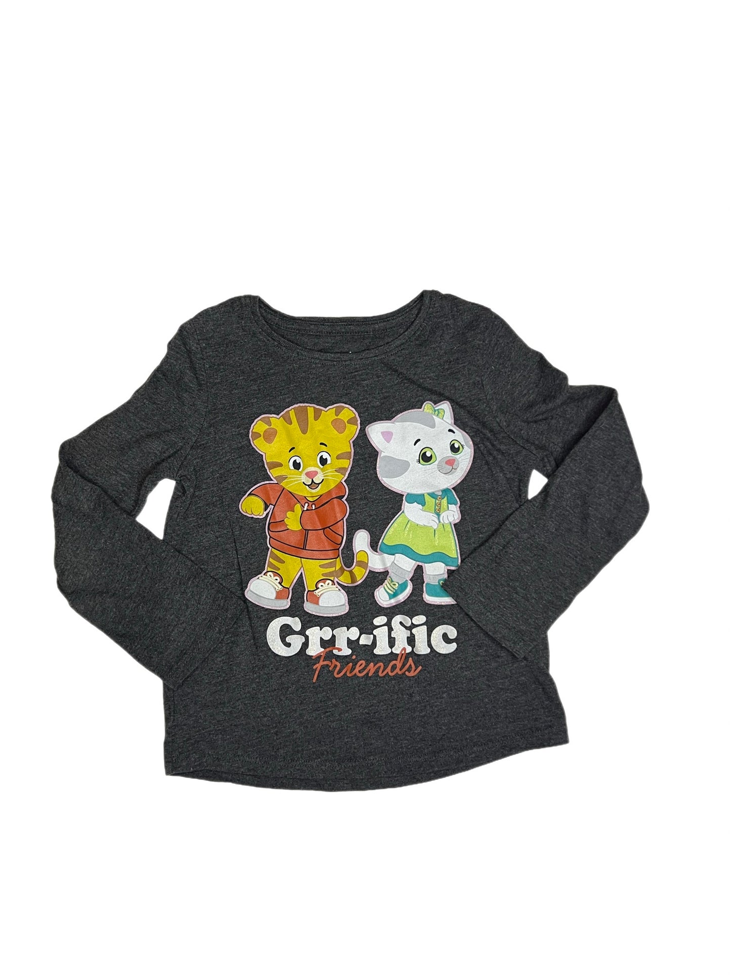 Gray “Grr-if is friends” shirt, 3T