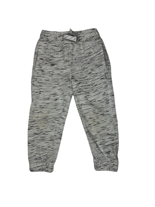 Gray and black heathered pant, 2T