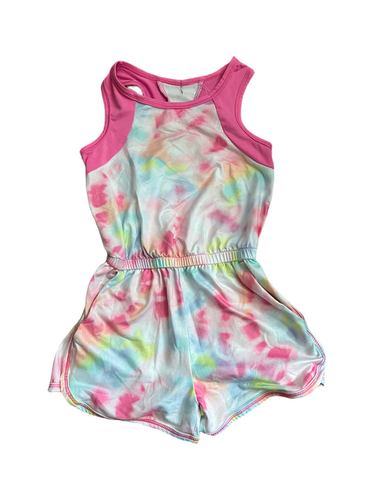 Pink tye dye romper, 4