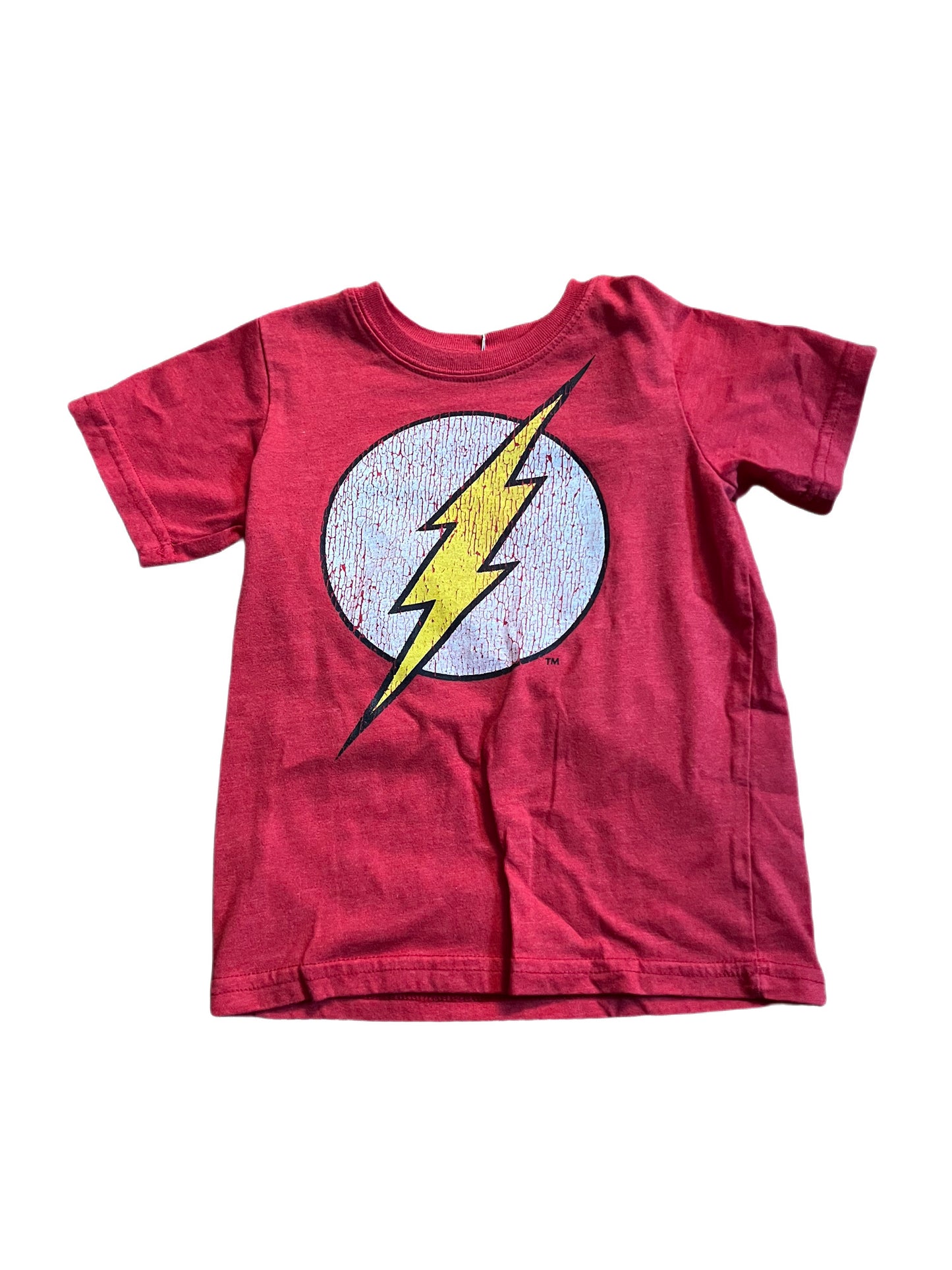 Red The Flash t-shirt, 4T