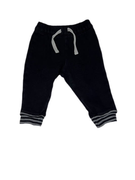 Black jogger sweatpants, 18 months