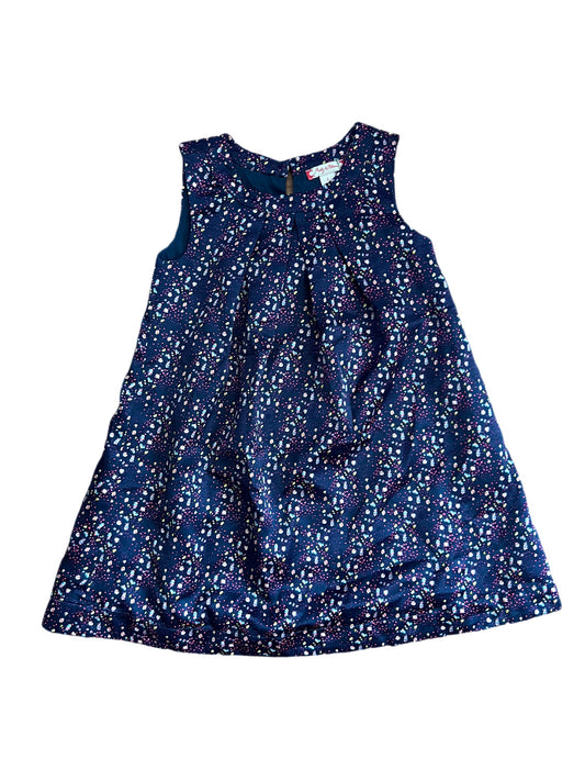 Blue silk dress, 3T