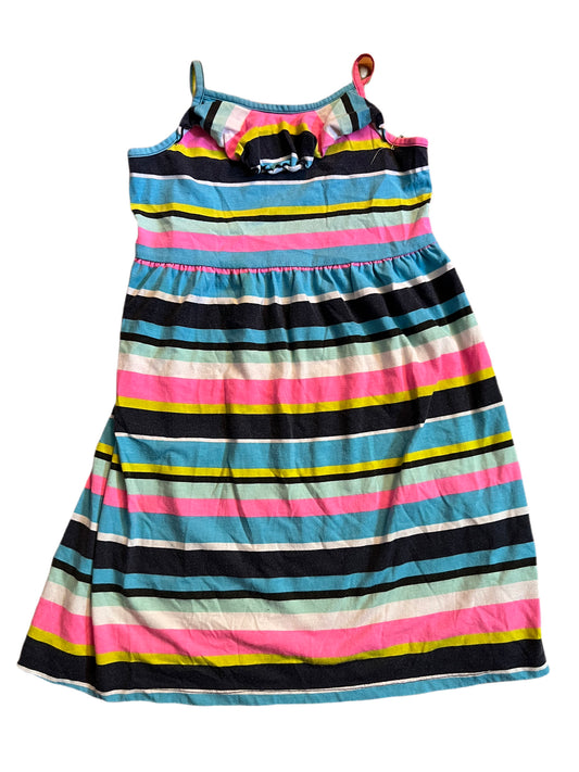 Multicolor striped dress, 7/8