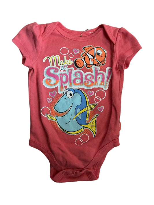 Coral Nemo onesie, 6/9 months