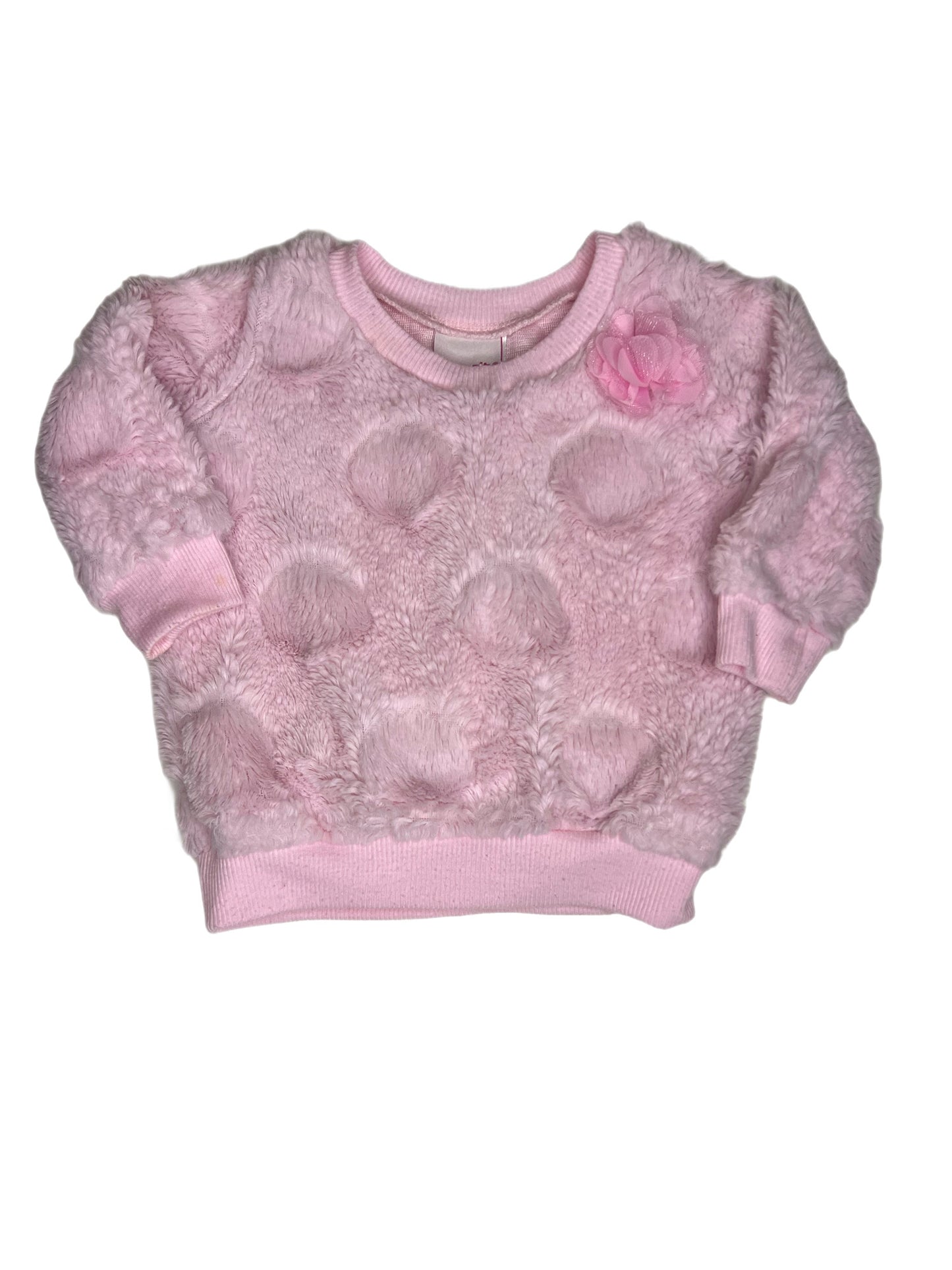 Pink crewneck, 12 months