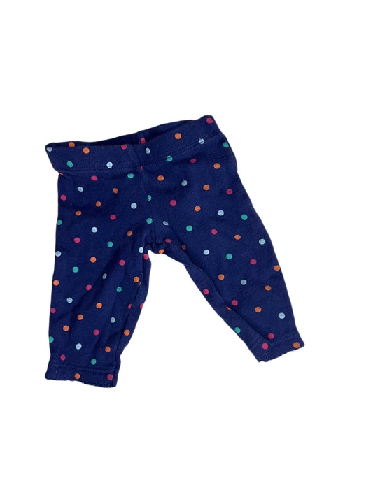 Blue multi polka dot cupcake pant, Newborn