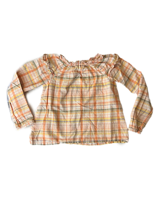 Plaid blouse, 5T