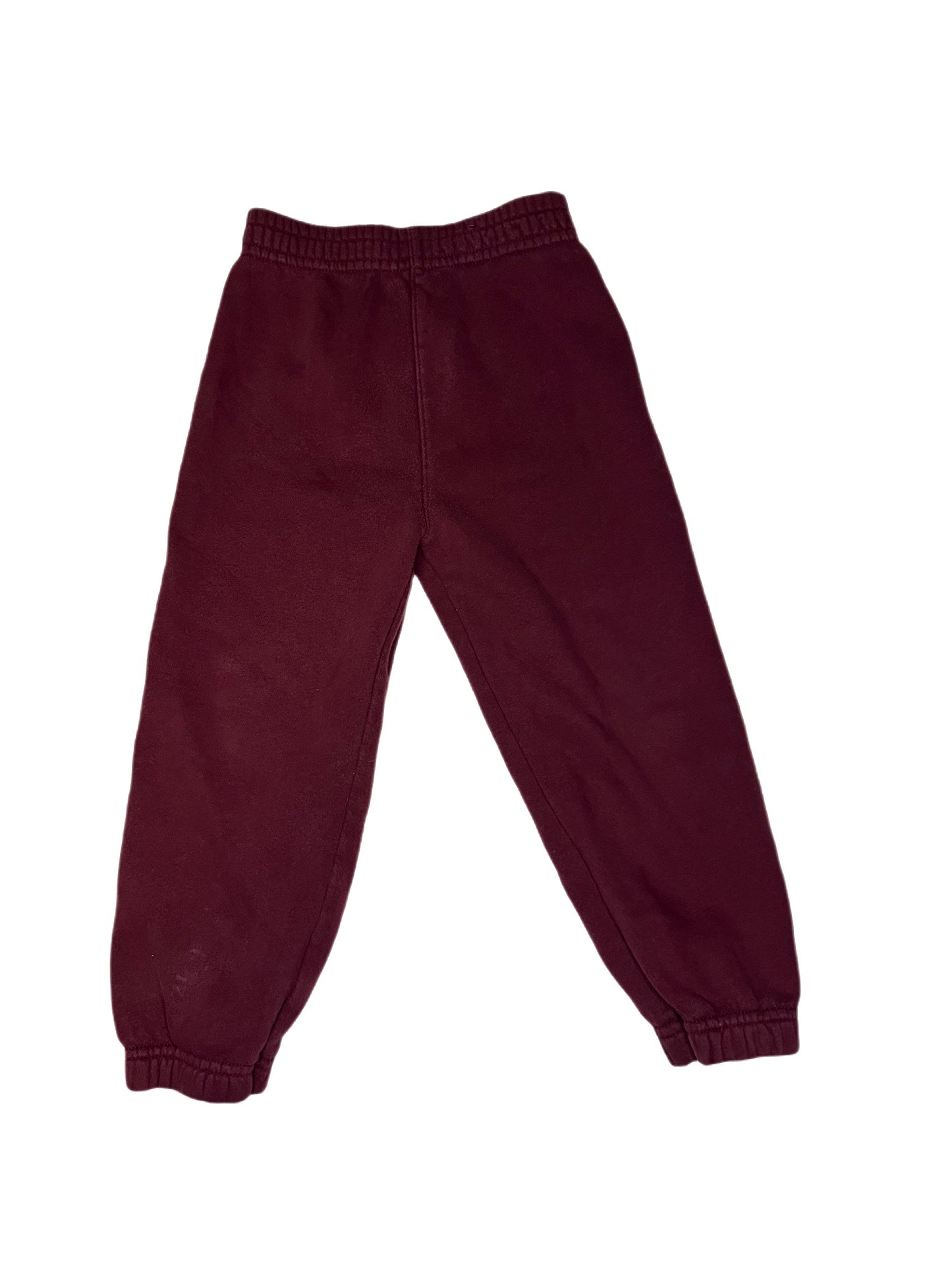 Maroon sweatpant, 4T