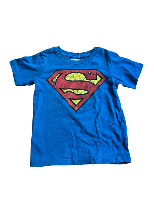 Blue Superman t-shirt, 4T